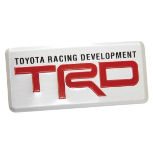 画像2: TOYOTA RACING DEVELOPMENT アルミニウム デカール