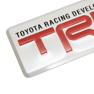 画像3: TOYOTA RACING DEVELOPMENT アルミニウム デカール