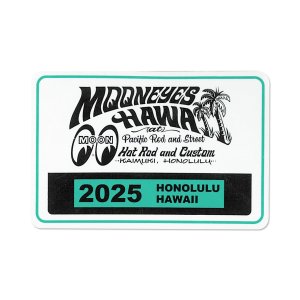 画像1: MOONEYES HAWAII 2025 パーキング パーミット ウィンドウ ステッカー