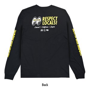 画像3: in4mation x MOONEYES Respect Locals ロングスリーブ Tシャツ