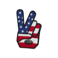 US Patches NHRA Peace Fingers