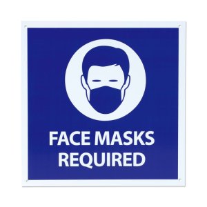 画像2: Face Masks Required サイン (フェイス マスク 必須)