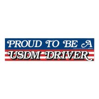 South Bay Imports PROUD TO BE A USDM DRIVER 1970s バンパー ステッカー