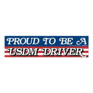 画像1: South Bay Imports PROUD TO BE A USDM DRIVER 1970s バンパー ステッカー