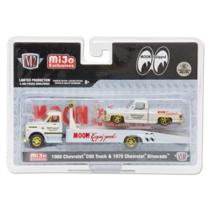 画像1: 【CHASE】M2 Machines x MOONEYES 1/64 1968 Chevrolet C60 Truck & 1978 Silverado