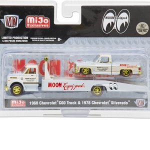 画像2: 【CHASE】M2 Machines x MOONEYES 1/64 1968 Chevrolet C60 Truck & 1978 Silverado