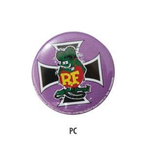 画像1: Rat Fink カンバッジ パープル クロス