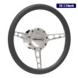 画像1: Budnik Steering Wheel Tri-Oval 15-1/2inch (1)