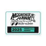 画像: MOONEYES HAWAII 2025 パーキング パーミット ウィンドウ ステッカー