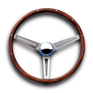 Grant Classic Ford Model Wood Steering Wheel 34cm - MOONEYES 