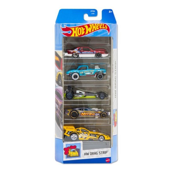 画像1: Hot Wheels 2024 Basics 5-Car Pack HW Drag Strip (1)