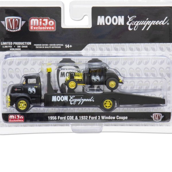 画像2: 【CHASE】M2 Machines x MOONEYES 1/64 1956 Ford COE & 1932 Ford Window Coupe MJS06 (2)