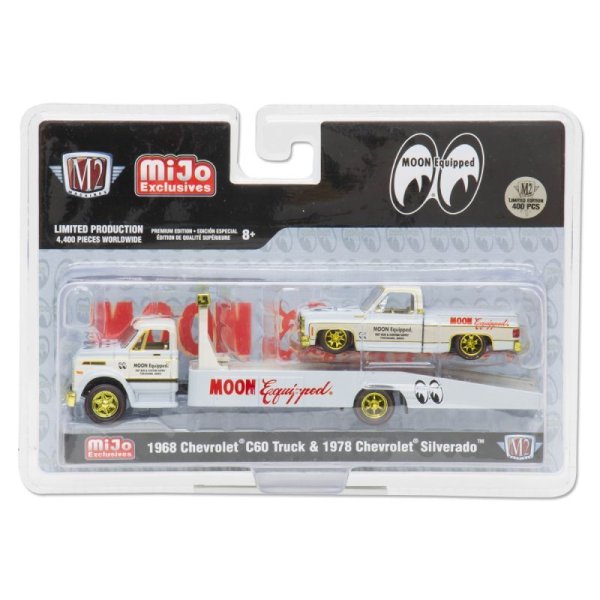 画像1: 【CHASE】M2 Machines x MOONEYES 1/64 1968 Chevrolet C60 Truck & 1978 Silverado (1)