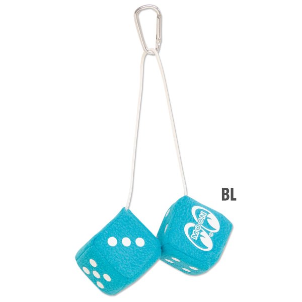 MOON Twin Dice Keyring