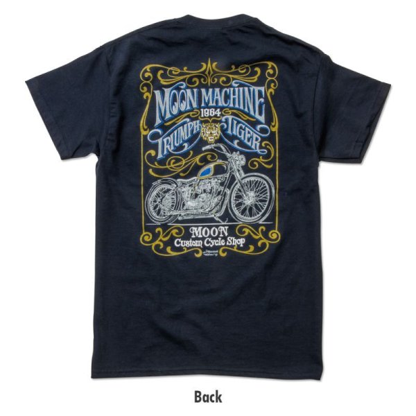 【送料・税込】MOON Machine Tシャツ [MQT181BK]　Lサイズ