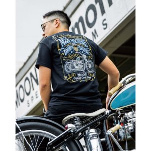 【送料・税込】MOON Custom Cycle Shop パンヘッド　パーカー