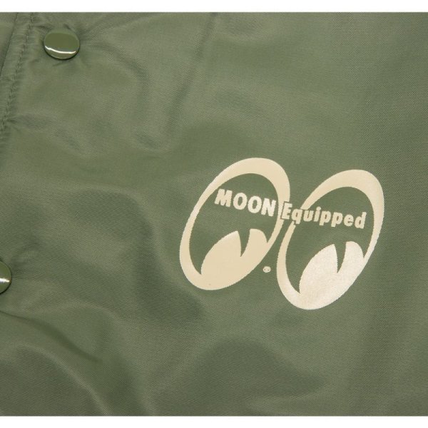 MOON Equipped アイシェイプ ボア コーチジャケット