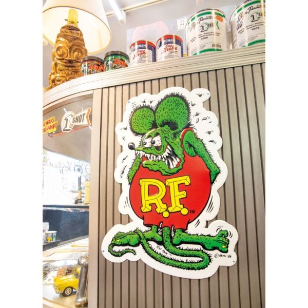 画像1: Rat Fink ティン サイン (1)