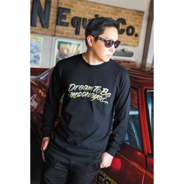 画像2: Dream To Be MOONEYES ロングスリーブ Tシャツ (2)