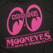 画像4: MOON Big Eyeshape ロングスリーブ Tシャツ ブラック/ピンク (4)