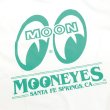 画像4: 【事前予約】MOON Big Eyeshape ロングスリーブ Tシャツ ホワイト/ブルー (4)