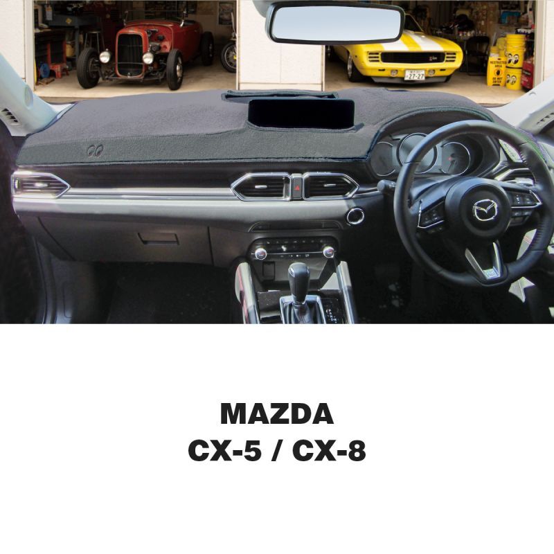 DashMat Original Dashboard Cover Mazda MX-3 (Premium Carpet, Black) - 2