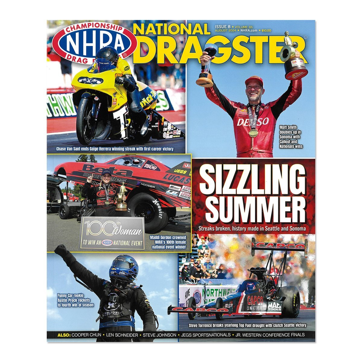 画像1: National Dragster Issue 8, Volume 65, August 2024 (1)