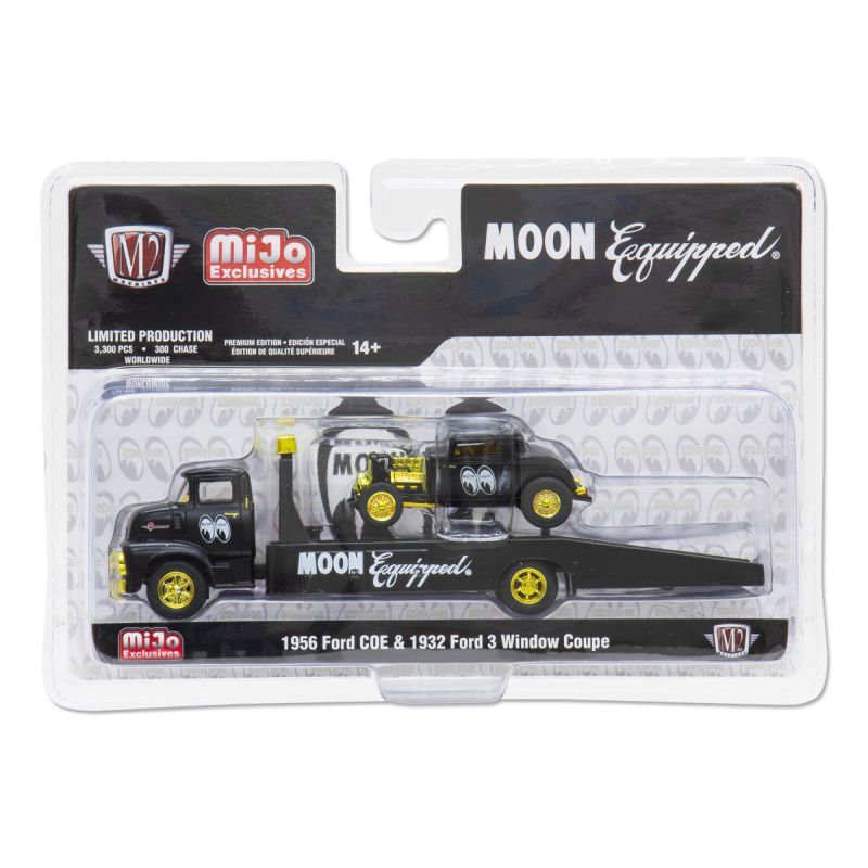 【CHASE】M2 Machines x MOONEYES 1/64 1956 Ford COE u0026 1932 Ford Window Coupe  MJS06